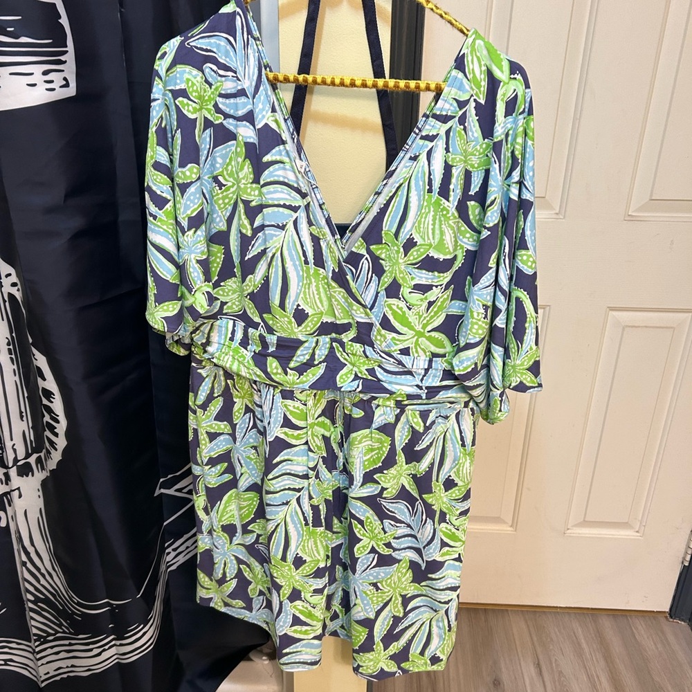 NWT Lilly Pulitzer Parigi knit SKORT ROMPER XL - Picture 3 of 4